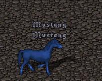 Mustang Azul pelo largo